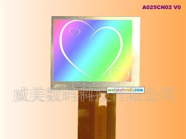 供应AUO2.5寸液晶屏(数字屏)A025CN02