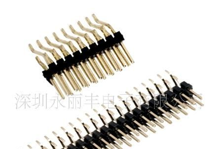 2.54mm 双排 卧贴式、排针