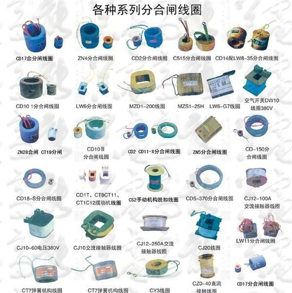 供应CD10-II 120A 电磁操作机构合闸线圈