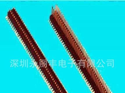 1.27X2.54mm 双排 单塑 SMT排针、连接器排针