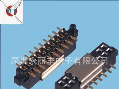 1.27mm间距 双排排母,塑高3.4 带外注 SMT,点读机排母