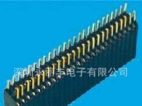 1.27X2.54mm DIP 排母、塑高8.5，排针、排母连接器