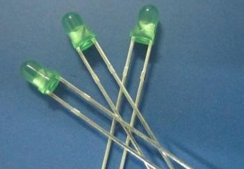 LED发光二极管，3MM绿发绿
