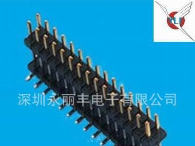 2.0mm 双排 双塑 SMT排针