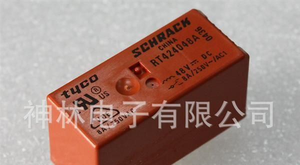 供应泰科SCHRACK继电器RT424048AP，一级代理泰克各类继电器