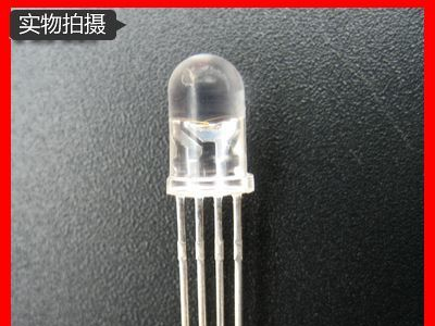 供应发光二极管 5mm透明四脚全彩共阳 共阴LED