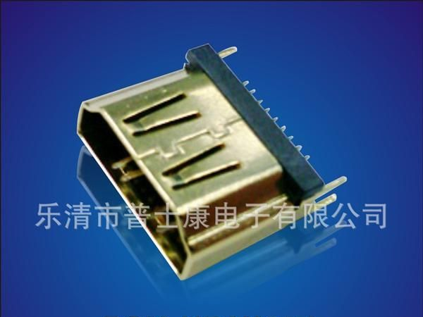 HDMI夹板式插座，HDMI连接器