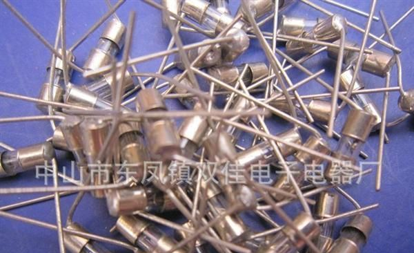 供应保险管5*20外焊 弯脚 单帽保险丝 快断5*20带线保险丝