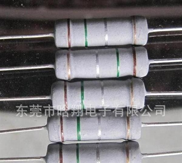 厂家供应金属氧化膜，碳膜2W 4.7欧，4R7铁线，CP散装，编带电阻