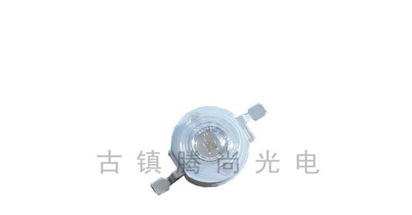 供应 迪源30*30mil 1W大功率LED绿光灯珠60-65lm
