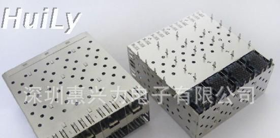 SFP连接器-1x4压接式