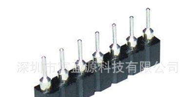 2.54mm圆孔排母 塑高3.0mm