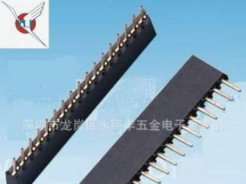 2.00mm 双排排母， 塑高7.20mm  ， 侧插