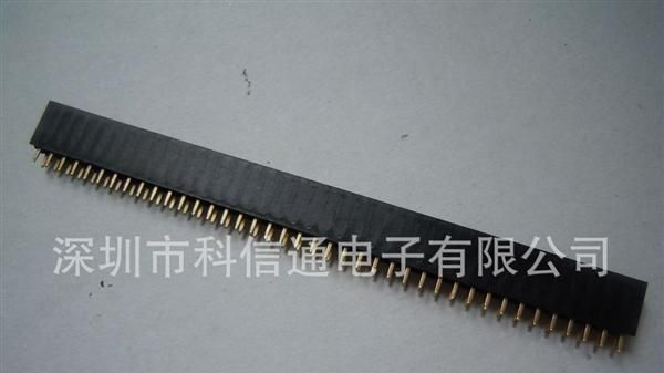 厂家供应2.54镀金双排座2*40