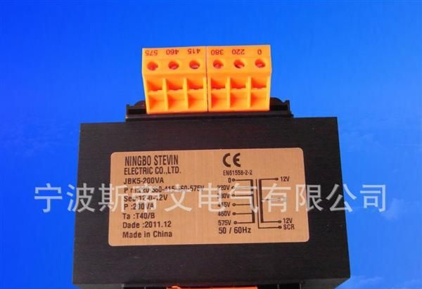 厂家优惠直销JBK5-200VA机床控制变压器（新款）