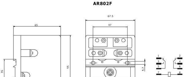 供应AIKS 爱克斯继电器AR802F DC6V DC12V DC24V AC220V AC380V