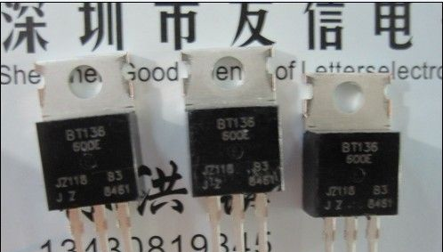全新原装 现货热卖 可控硅 BT136-600E  TO-220 50PCS/管