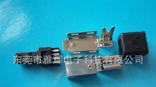 1394 4pin 公头 连接器   IEE1394 电脑连接器/插头/插座