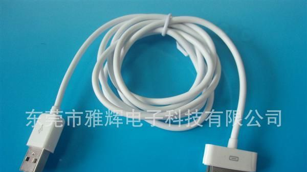 IPOD 数据线  APPL 30Pin充电线 苹果30PIN连接器/插头