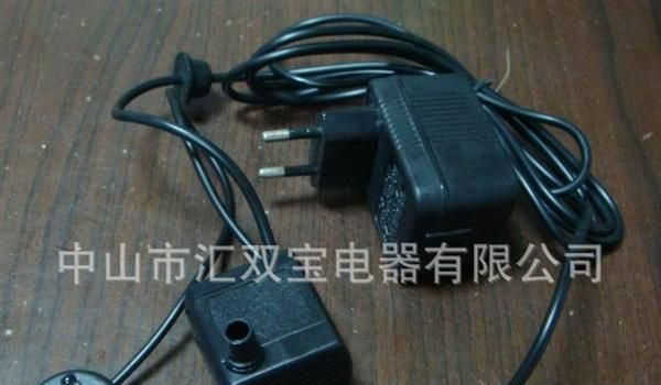 喷泉水泵 AC12V交流水泵 AC12V300MA潜水泵 GS变压器