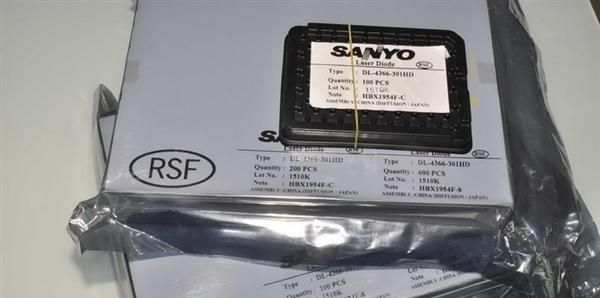 供应三洋Sanyo 405NM|20MW|(3.3MM)DL-4366激光二极管
