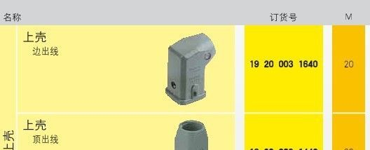 德国哈丁重载连接器
