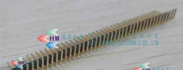 1.27 1×50PIN 单排弯针