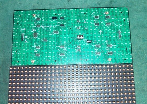 LED半户外单元板 P16双色显示屏 P16半户外双色模组 杭州LED屏