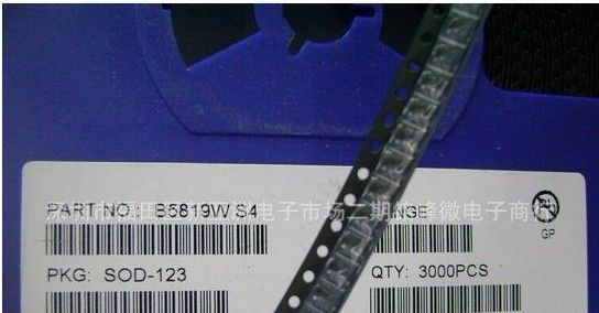 全新原装长电肖特基贴片二极管 B5819W SL SOD-123