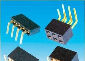 2.54间距排母单排与双排.塑高5.0 180°连接器USB3.0排针SATA
