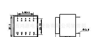 供应S0.8(0.8VA)系列印刷线路板焊接式电源变压器 陕西鸿源电器