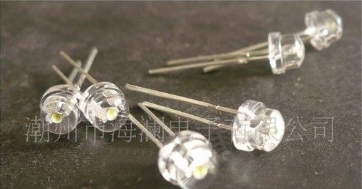 超级给力！无敌低价！5MM草帽灯白光LED,LED直插草帽灯(图)