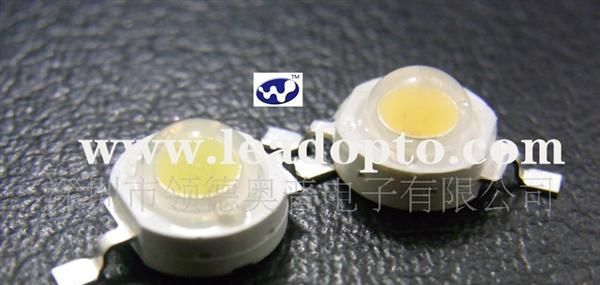 供应1W白光90-100LM大功率LED灯4.6元