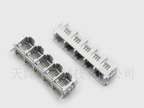 供应RJ12-TM55D1*5-66带铁脚(图)