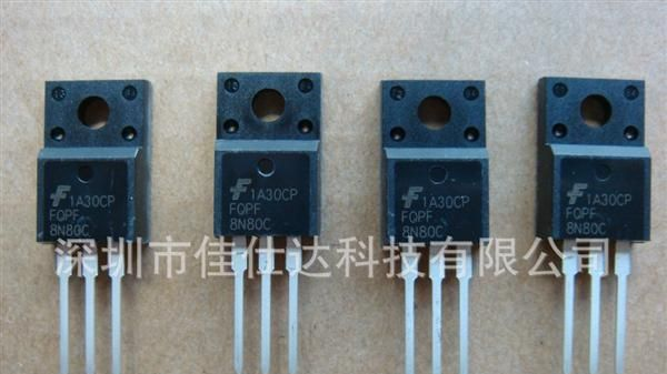 供应场效应管FQPF8N80C TO-220F FAIRCHILD仙童