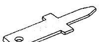 【现货】AMP连接器 42845-1 FASTON 未绝缘插孔和壳体