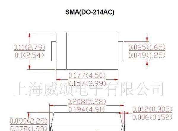 优质供应TVS,贴片瞬变抑制二极管P4SMA6.8A  P4SMA系列