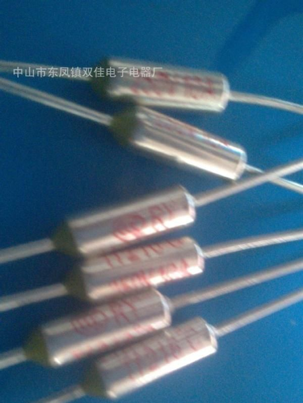 厂家销售RY温度保险丝RY热熔断器  电风扇保险丝 RH电阻型熔断器