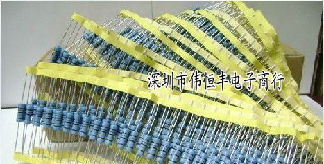 厂家直销供应全系列金属膜电阻1/8W、1/4W、1/2W、1W  、2W 、5W