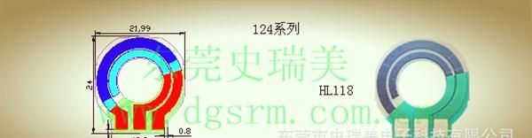 厂家直销汽车节气门位置传感器-电阻片124系列