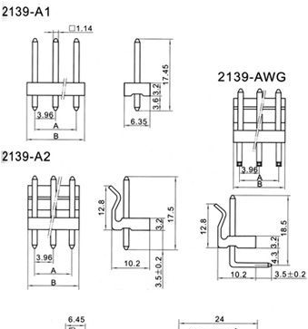 供应2139间距条形连接器系列