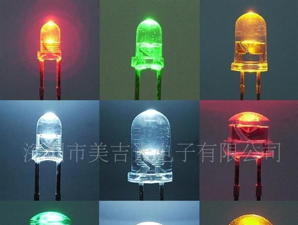 供应大量 LED 3MM 5MM 纯绿光