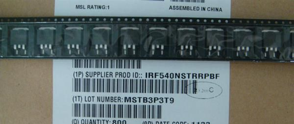 全新原装 IRF540N 场效应管 MOSFET N 100V 33A