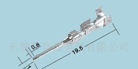 DJ611-1.0*0.6 汽车连接器接插件端子
