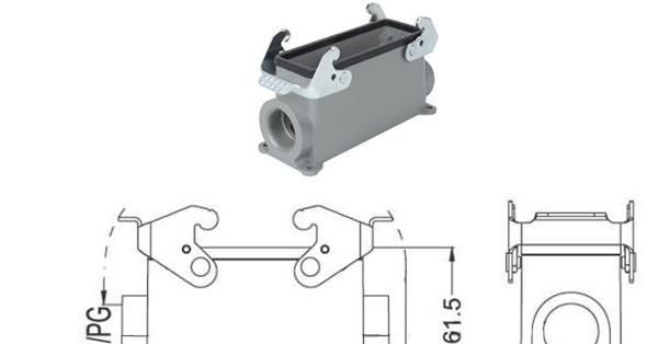 供应重载连接器各类型号/4 6 10 16 24 32 38P/质量可靠