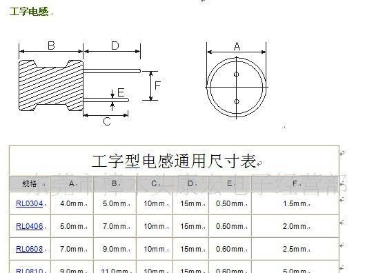工厂生产工字电感 插件电感 功率电感 绕线电感（环保材料）