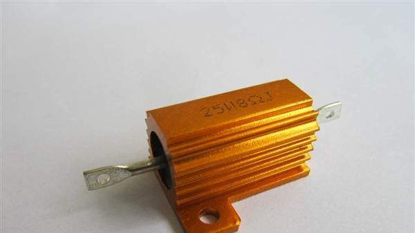 黄金模压铝壳电阻 黑沙  白沙RX24 25W 8RJ