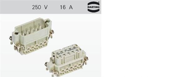 Harting重载连接器HAN10A