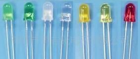 供应LED 5MM 两只脚 红绿双色 无极性