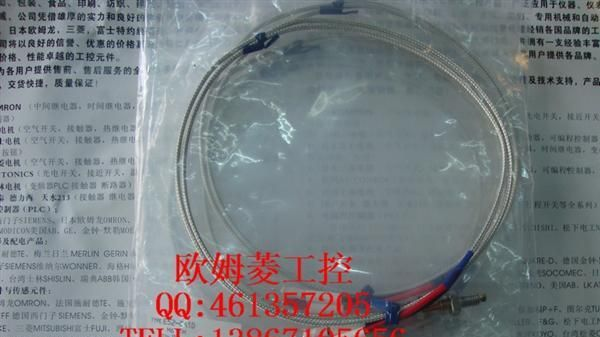 OMRON欧姆龙温度传感器探头E52-CA1D  M6 1M